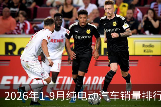 2026年1-9月纯电动汽车销量排行榜